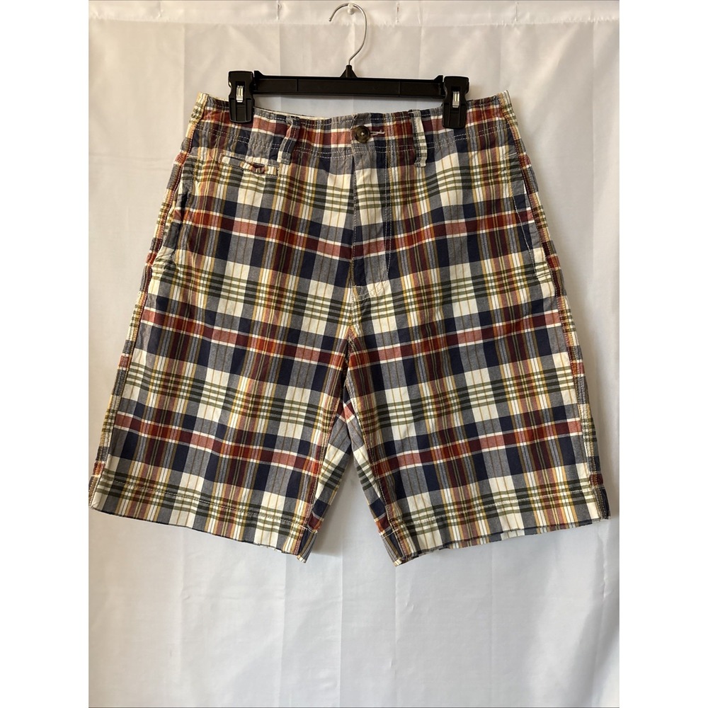EUC American‎ Eagle Shorts Men's Size 30 Plaid Classic Length Flat Front